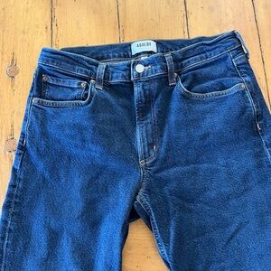 Agolde Dark Indigo Kye Straight Jeans 29